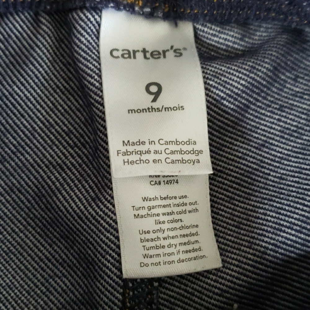 Carters 9 months lot of 3 onesies and pants - Picture 7 of 7